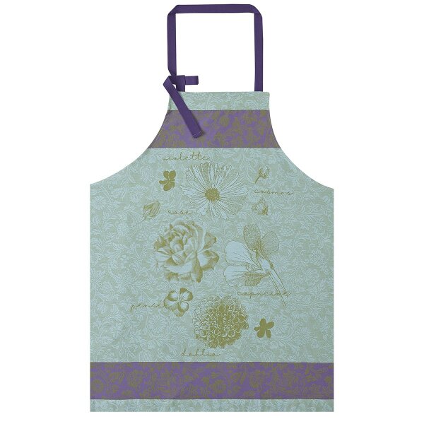 Apron Fleurs A Croquer Chlorophylle - Le Jacquard Français 26562