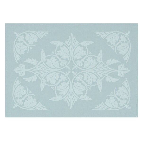 Coated Placemats (2-pack) Syracuse Aqua - Le Jacquard Français 25127