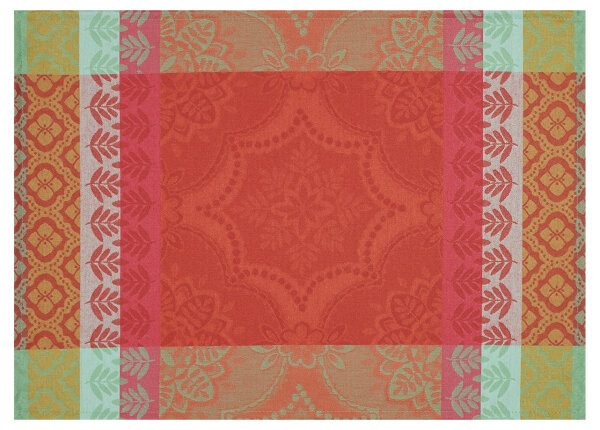 Coated Placemats (2-pack) Bastide Poivron - Le Jacquard Français 23518