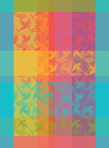 Tea Towel Mille Colibris Tor Antilles - Garnier Thiebaut 32344