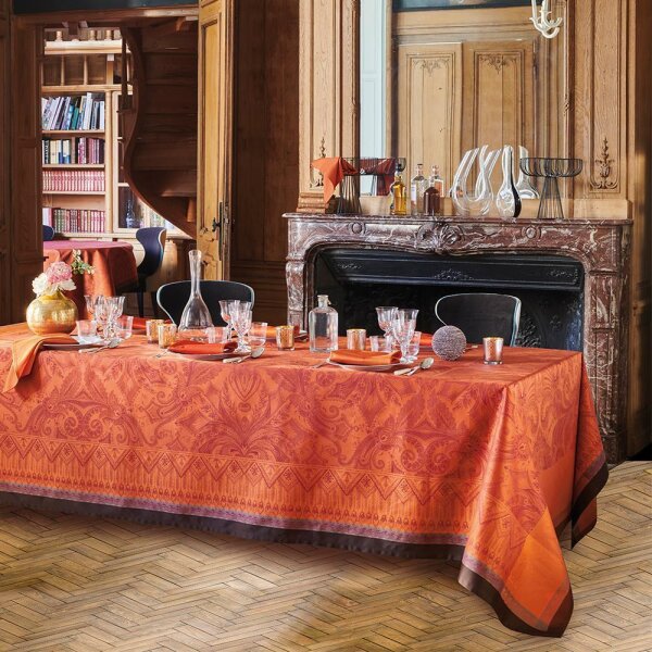 Tablecloth Grace Flamboyant 174x364 cm - Garnier Thiebaut 42722