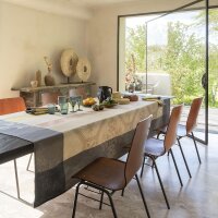 Tablecloth Hacienda  Gres 175 x 320 cm - Le Jacquard...