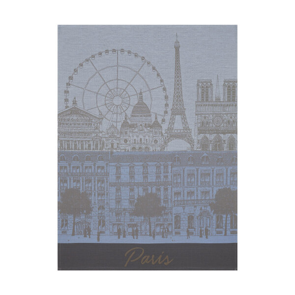 Tea Towel Paris Panorama Ciel - Le Jacquard Français 22744