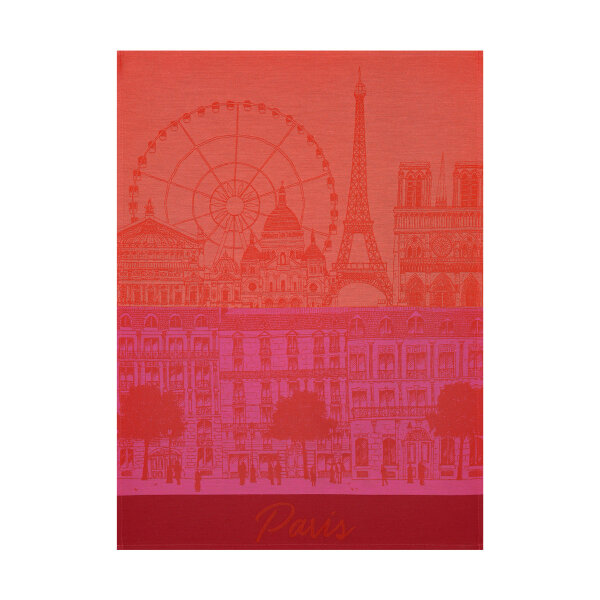 Tea Towel Paris Panorama Baiser - Le Jacquard Français 22746