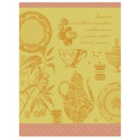 Tea towel Macarons Mangue 60x80 cm cotton - Le Jacquard...