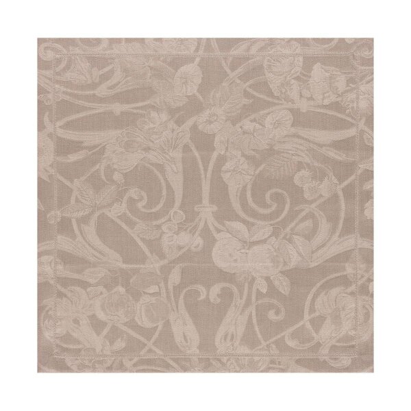 Napkin (4-pack) Tivoli Poivre Gris - Le Jacquard Français 16780