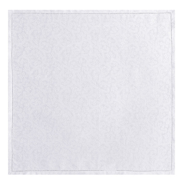 Napkin (4-pack) Portofino Fiori Bianco - Le Jacquard Français 27362