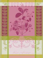 Tea Towel Fraisier Rose - Garnier Thiebaut 20266