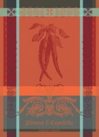 Tea Towel Piment DEspelette Epices - Garnier Thiebaut 33232