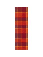 Table Runner Mille Wax Ketchup 55x180 cm Cotton - Garnier...
