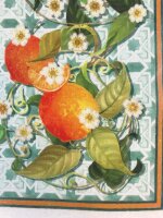 Tea towel Sevillana Arance 50x70 cm linen - Tessitura...