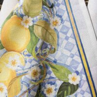 Tea towel Sevillana Limoni 50x70 cm linen - Tessitura...