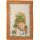 Tea towel Balcon Potager Arancio 50x70 cm linen - Tessitura Toscana Telerie