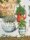 Tea towel Balcon Potager Arancio 50x70 cm linen - Tessitura Toscana Telerie