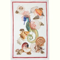 Tea Towel Jelly Ippocampo - Tessitura Toscana Telerie...