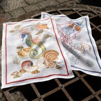 Tea Towel Jelly Ippocampo - Tessitura Toscana Telerie...