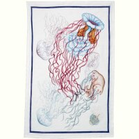 Tea towel Jelly Medusa 50x70 cm True hemp - Tessitura...