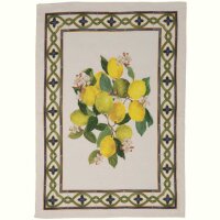 Tea towel Etruscan Garden Limoni 50x70 cm linen -...