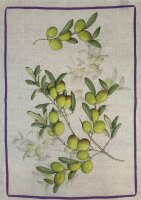 Tea towel Aida Leccino 50x70 cm linen - Tessitura Toscana Telerie
