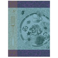 Tea Towel Fleurs A Croquer Chlorophylle - Le Jacquard...