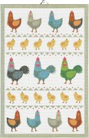 Towel Hönsfamilj  40x60 cm cotton - Ekelund