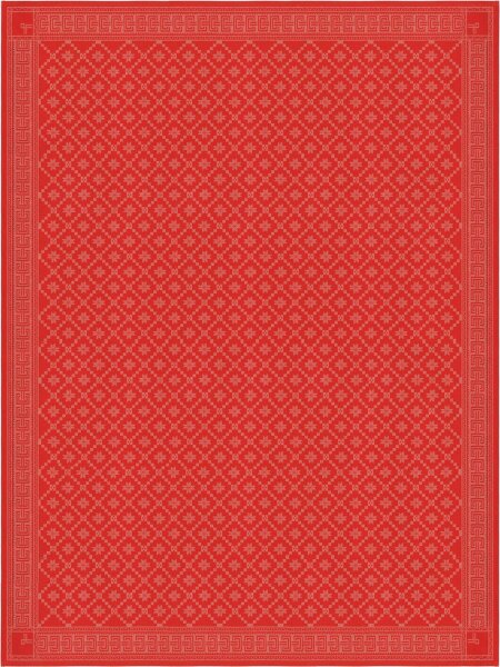 Tablecloth Åttebladrose 330 150x310 cm 55% cotton 45% linen - Ekelund