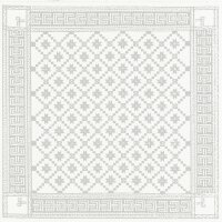 Tablecloth Åttebladrose 080 80x80 cm 55% cotton 45%...