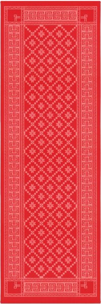 Table runner Åttebladrose 330 50x150 cm 55% cotton 45% linen - Ekelund
