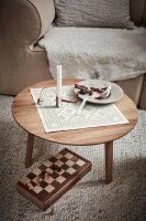 Napkin Åttebladrose 080 35x35 cm Cotton-linen mix -...