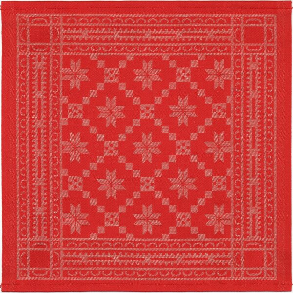 Napkin Åttebladrose 330 35x35 cm Cotton-linen mix - Ekelund