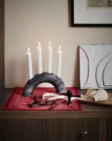 Napkin Åttebladrose 330 35x35 cm Cotton-linen mix -...