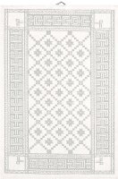 Towel Åttebladrose 080 35x50 cm Cotton-linen mix -...