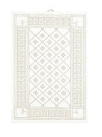 Towel Åttebladrose 080 50x70 cm Cotton-linen mix -...