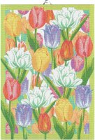 Towel Vårtulpaner  35x50 cm cotton - Ekelund