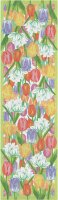 Table runner Vårtulpaner 35x120 cm 100% Cotton -...