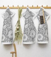Towel Flowering 090 35x50 cm Cotton-linen mix - Ekelund