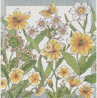 Napkin Daffodil  35x35 cm cotton - Ekelund