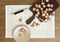 Placemats (2-pack) Åttebladrose 35x48 cm 55% cotton...