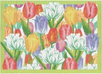 Placemats (2-pack) Vårtulpaner 35x48 cm 100% Cotton...