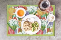 Placemats (2-pack) Vårtulpaner 35x48 cm 100% Cotton...
