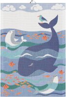 Towel Whale  35x50 cm cotton - Ekelund