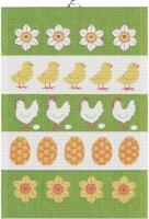 Towel Kycklingparad  35x50 cm cotton - Ekelund