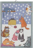 Towel Cats Fun  35x50 cm cotton - Ekelund