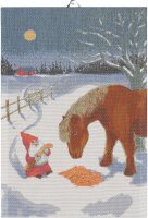 Towel Midvinter  35x50 cm cotton - Ekelund