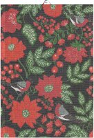 Towel Julfåglar  35x50 cm cotton - Ekelund