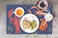 Placemats (2-pack) Skaldjursfest 35x48 cm 100% Cotton -...