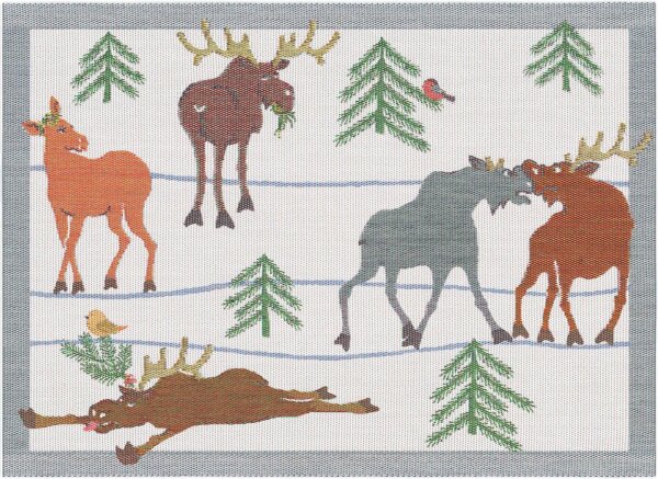 Placemats (2-pack) Clumsy Moose 35x48 cm 100% Cotton - Ekelund