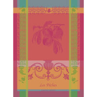 Tea Towel Les Pêches Rose - Garnier Thiebaut 45477