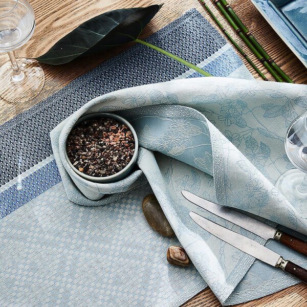 Coated Placemats (2-pack) Essentiel Graphique Ciel - Le Jacquard Français 28693