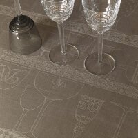 Crystal towel Cristal Poivregris 60x80 cm linen - Le...